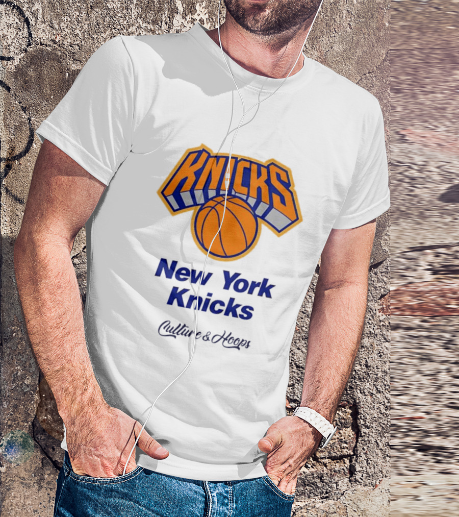 New York Knicks Culture & Hoops Basketball Team T-Shirt
