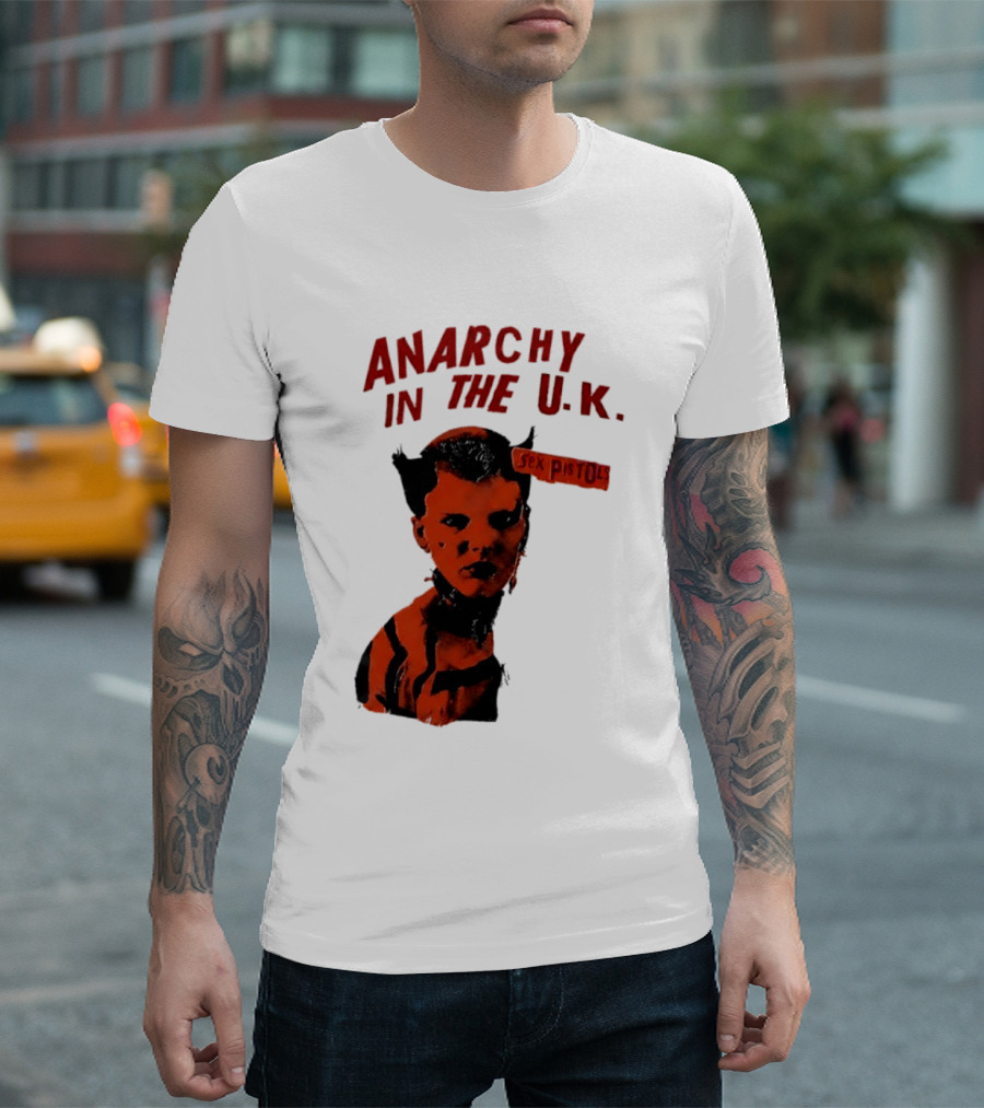 Anarchy In The UK Sex Pistols Punk Aesthetic T-Shirt