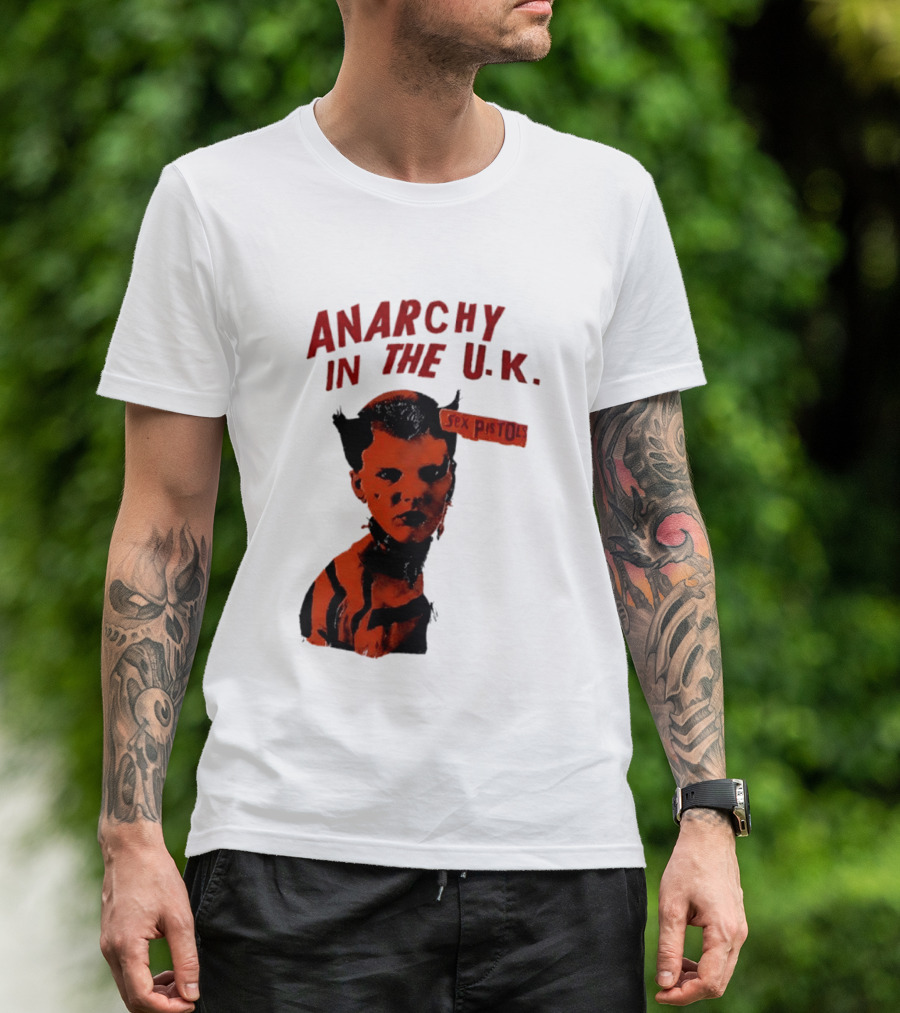 Anarchy In The UK Sex Pistols Punk Aesthetic T-Shirt