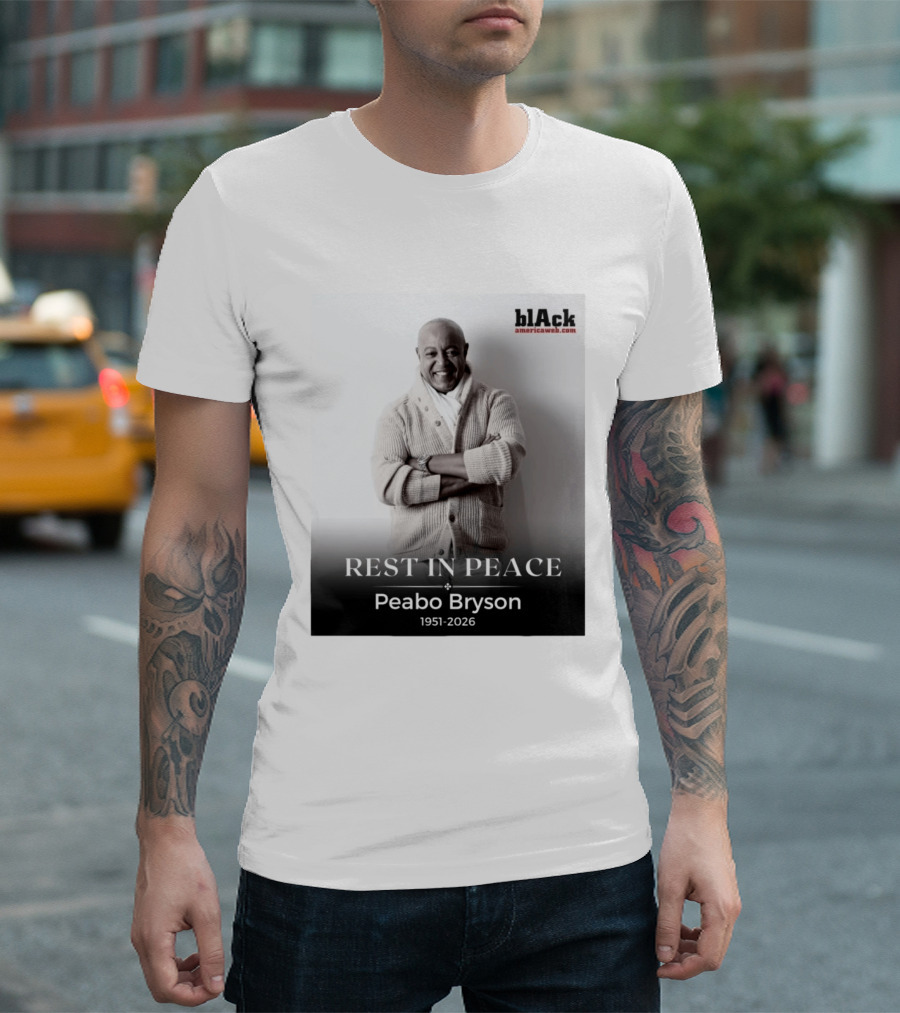 Rest In Peace Peabo Bryson 1951 2026 Singer Songwriter Beautiful Ballads T-Shirt