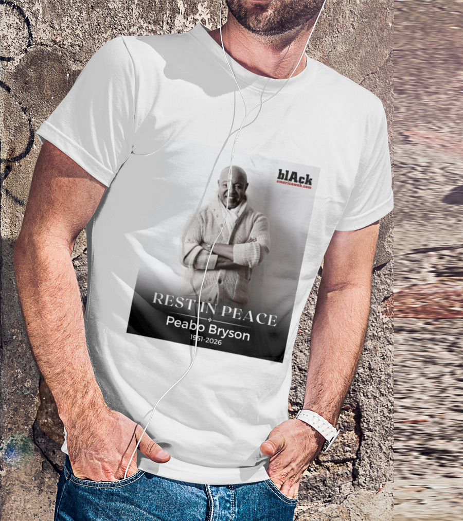 Rest In Peace Peabo Bryson 1951 2026 Singer Songwriter Beautiful Ballads T-Shirt