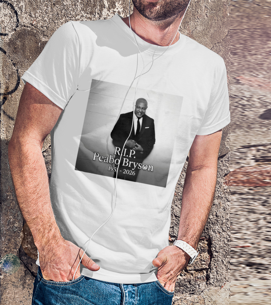 R.I.P. Peabo Bryson 1951 2026 R&B Legend Of Beauty And The Beast A Whole New World T-Shirt