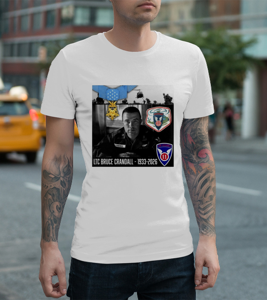 LTC Bruce Crandall Medal Of Honor Air Assault 1933 2026 T-Shirt