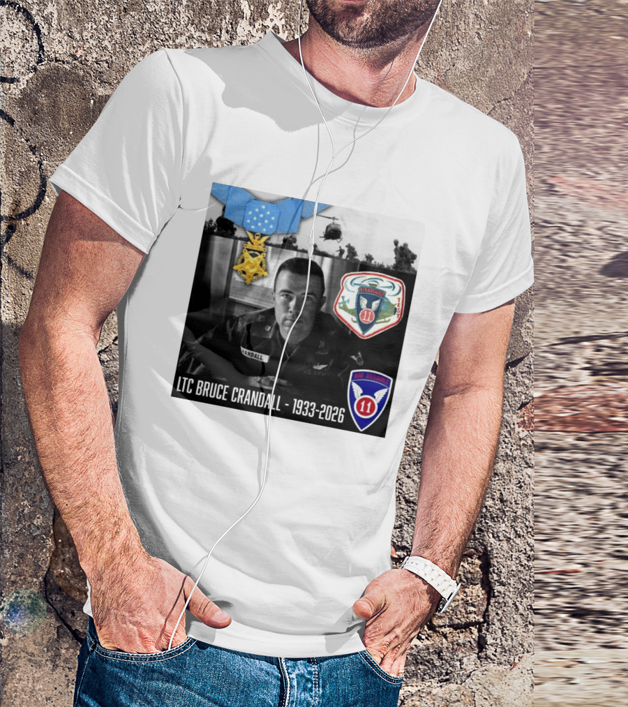 LTC Bruce Crandall Medal Of Honor Air Assault 1933 2026 T-Shirt