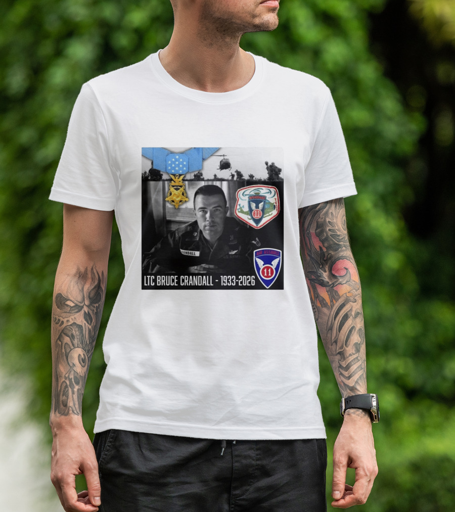 LTC Bruce Crandall Medal Of Honor Air Assault 1933 2026 T-Shirt