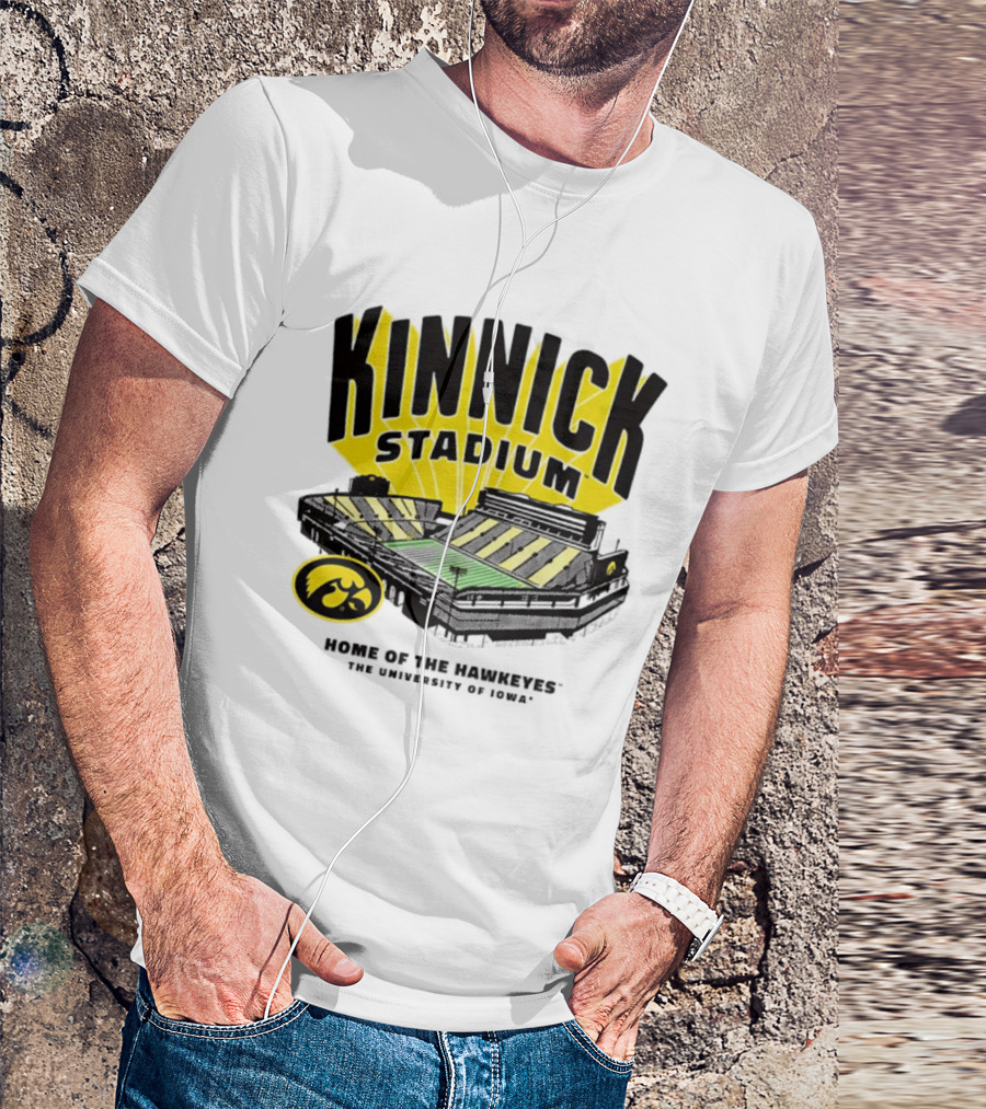 Kinnick Stadium Home Of The Hawkeyes University Of Iowa Football T-Shirt