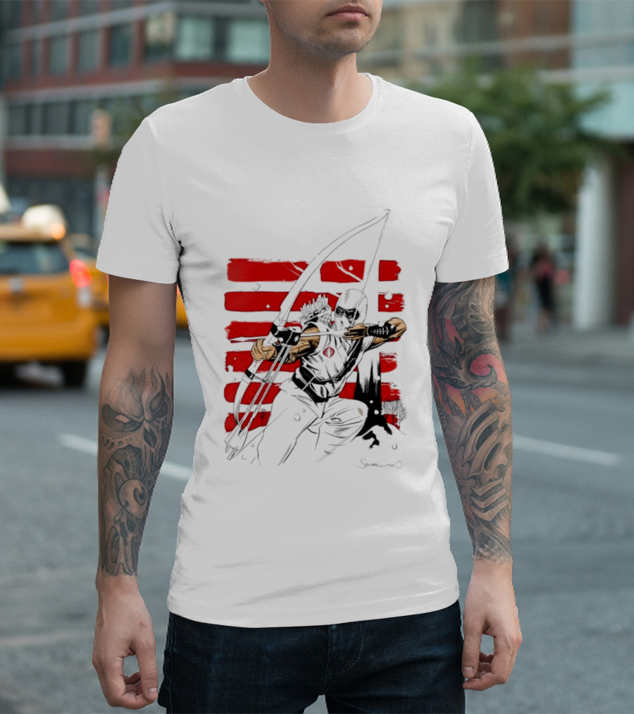 GI Joe Storm Shadow Cobra Commander Archery Ninja Master T-Shirt
