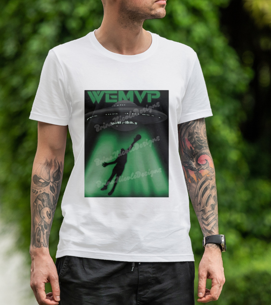 WEMVP Wemby Alien UFO San Antonio Spurs Basketball NBA 2026 T-Shirt