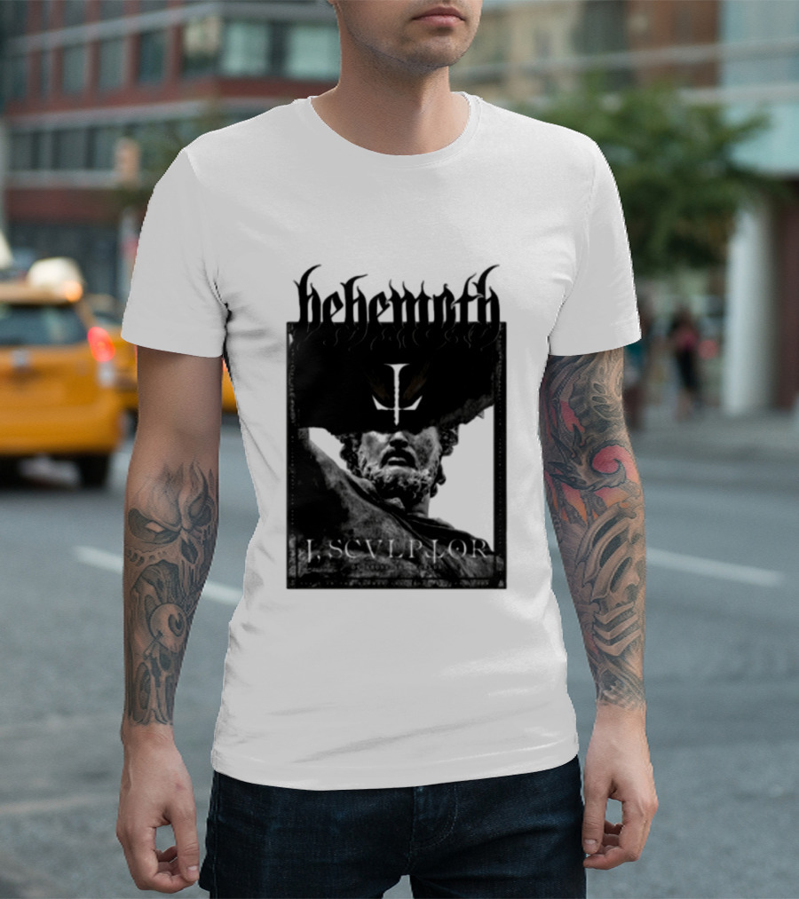Behemoth I Sculptor Of Aeons And Worlds Statue Of Power T-Shirt