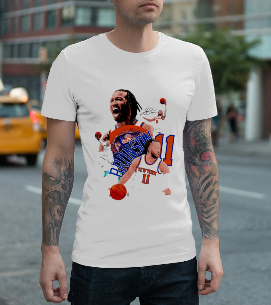 Jalen Brunson New York Knicks 11 Basketball Star T-Shirt