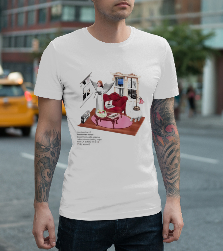 Feeble Little Horse Merchandise Spring Celebration Big Stage Collage T-Shirt