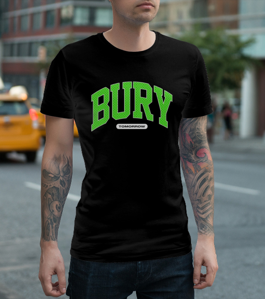Bury Tomorrow Green Sports Jersey T-Shirt