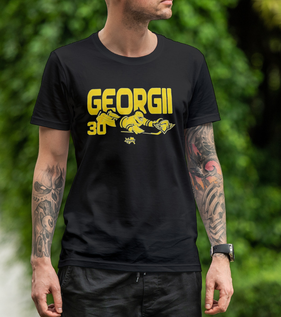 Georgii Romanov 30 Springfield Thunderbirds Hockey Player T-Shirt