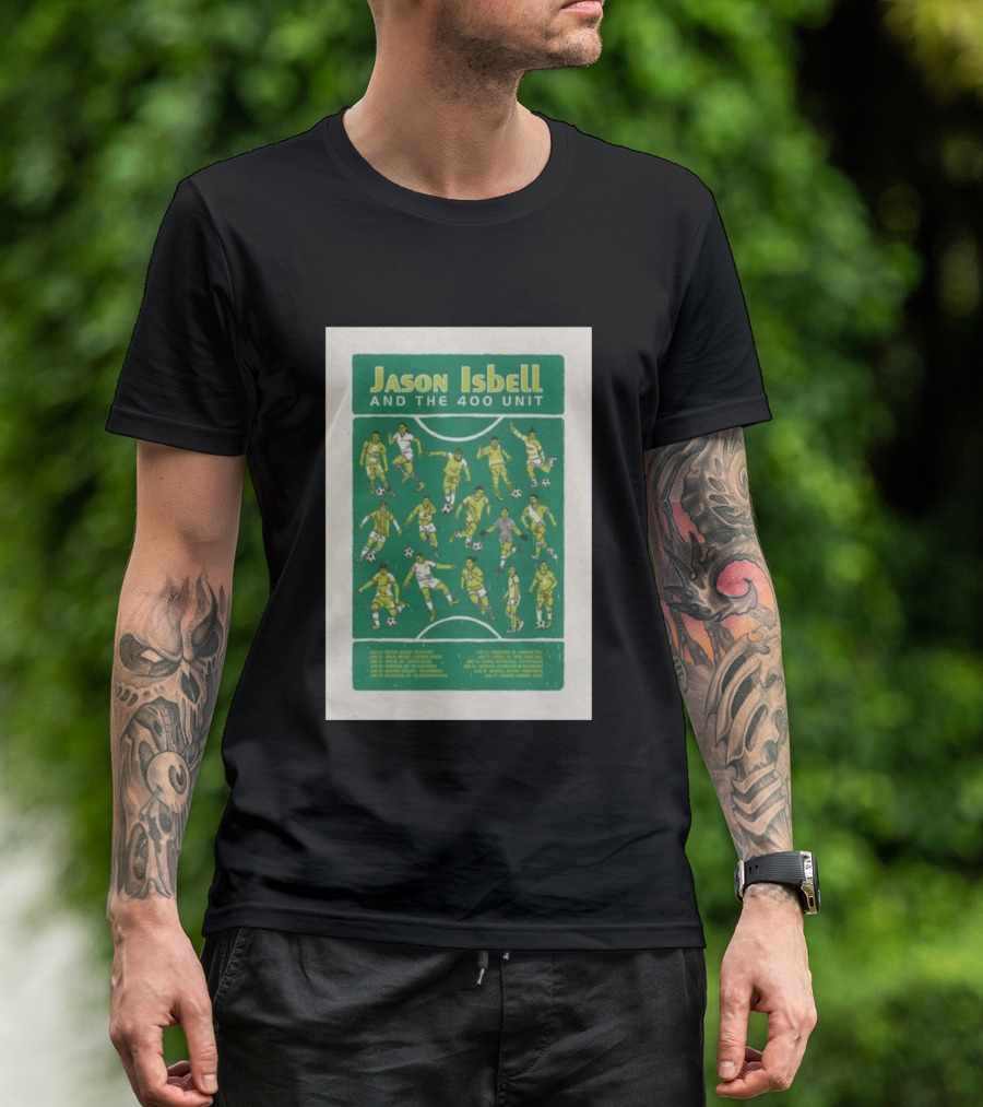 Jason Isbell And The 400 Unit Soccer UKEU Tour 2026 Dates T-Shirt