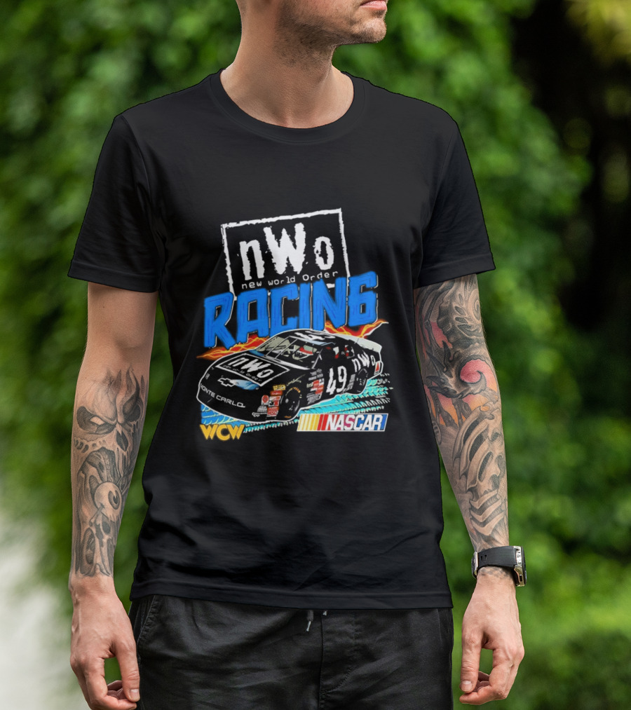 WCW NASCAR NWo Racing Kyle Petty 49 Chevrolet Monte Carlo T-Shirt