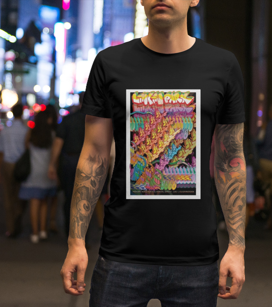 Linkin Park From Zero World Tour 2026 Hamburg Germany June 1 Volksparkstadion T-Shirt