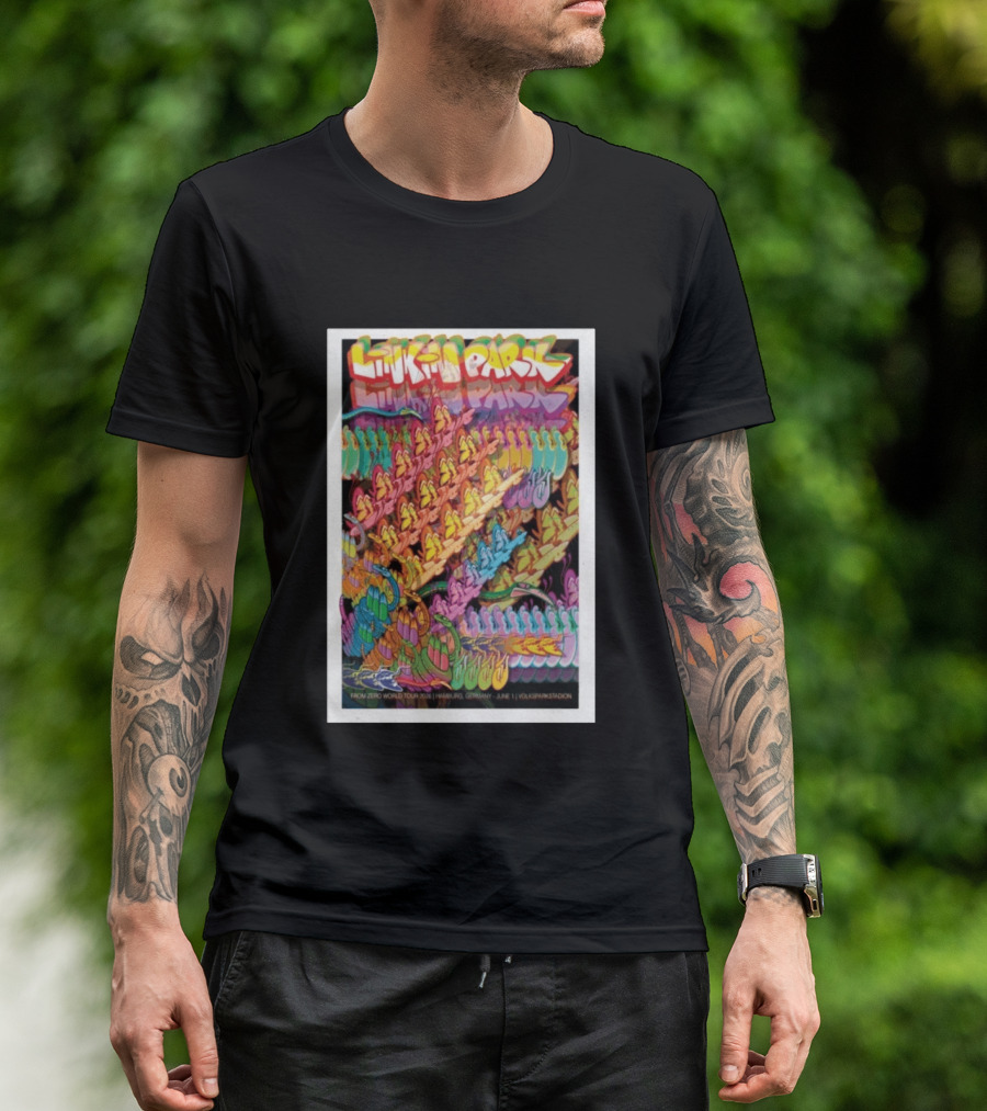 Linkin Park From Zero World Tour 2026 Hamburg Germany June 1 Volksparkstadion T-Shirt