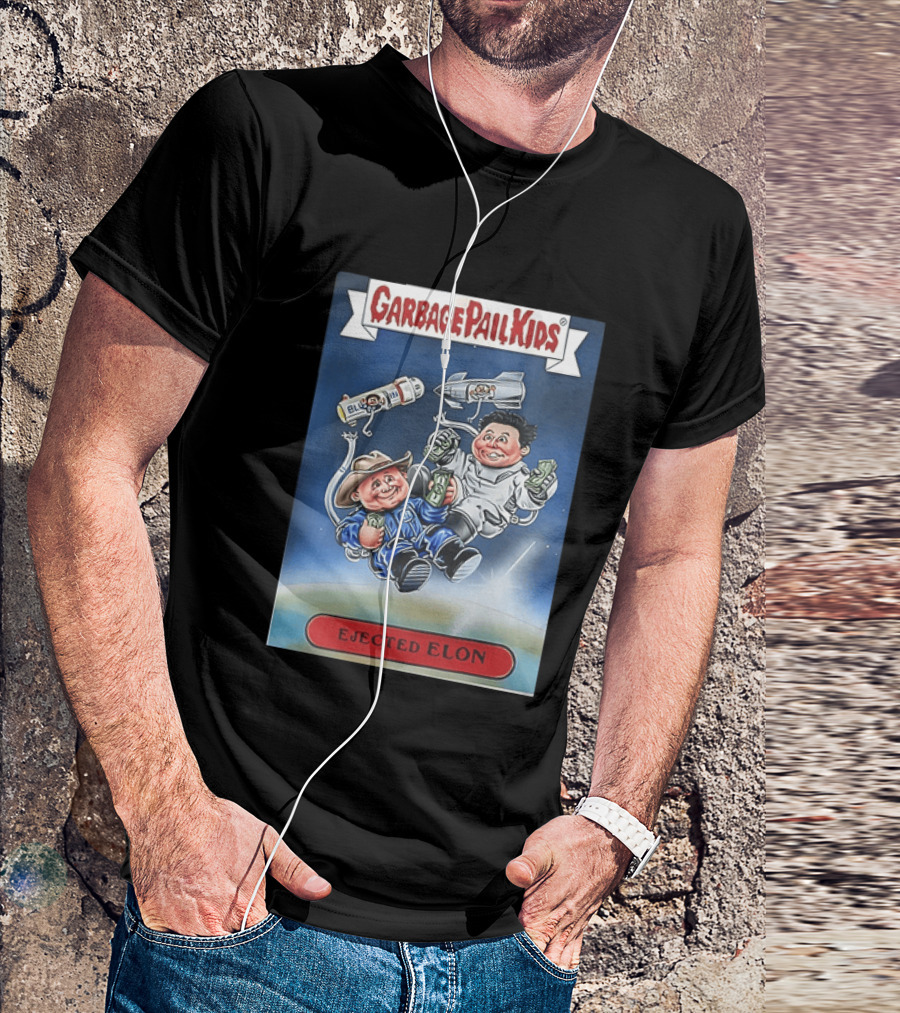 Garbage Pail Kids Ejected Elon Donald Trump And Elon Musk T-Shirt