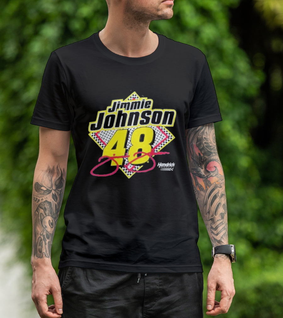 Hendrick Motorsports Jimmie Johnson 48 Racing Team NASCAR Fan T-Shirt