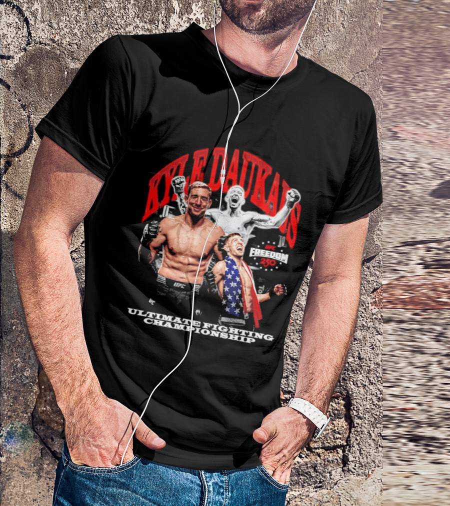 Kyle Daukaus UFC Ultimate Fighting Championship Freedom 250 T-Shirt