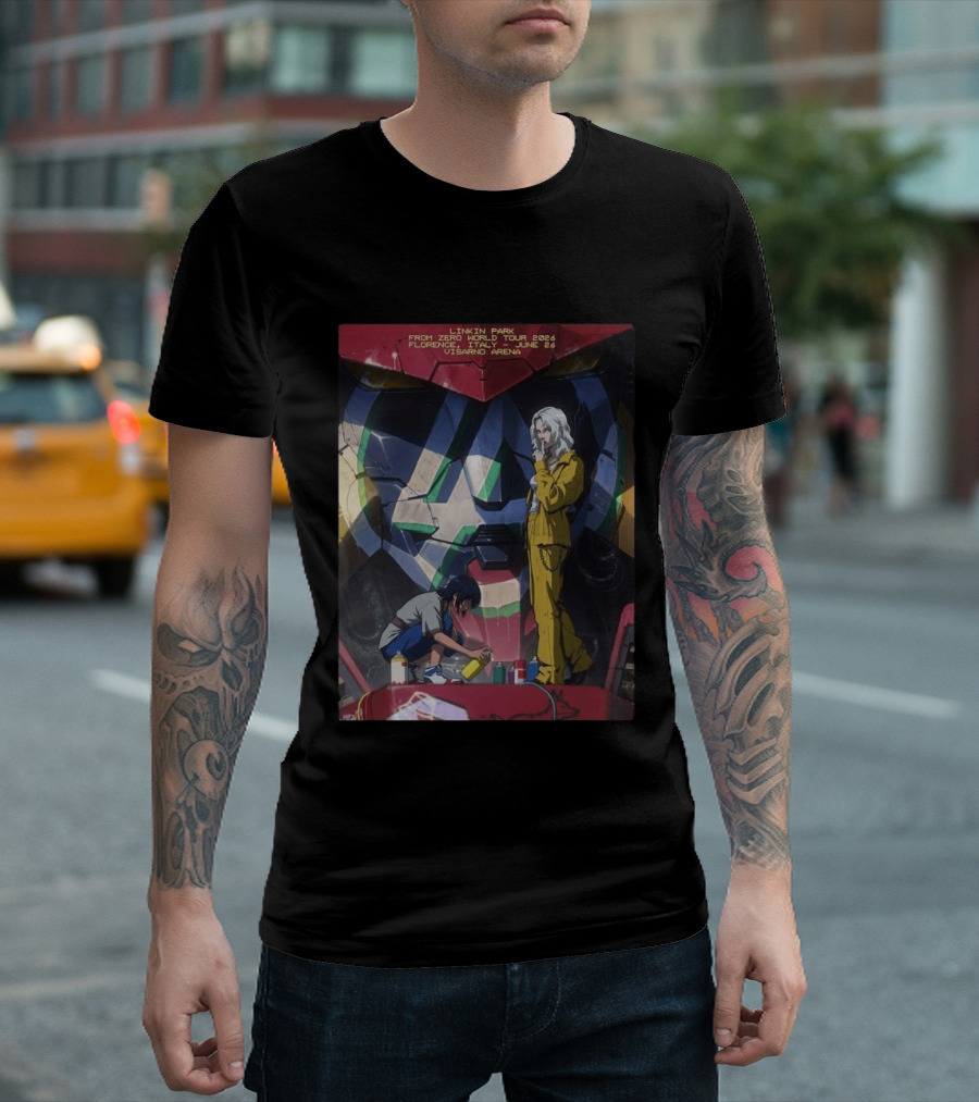 Linkin Park From Zero World Tour 2026 Florence Italy June 26 Visarno Arena T-Shirt