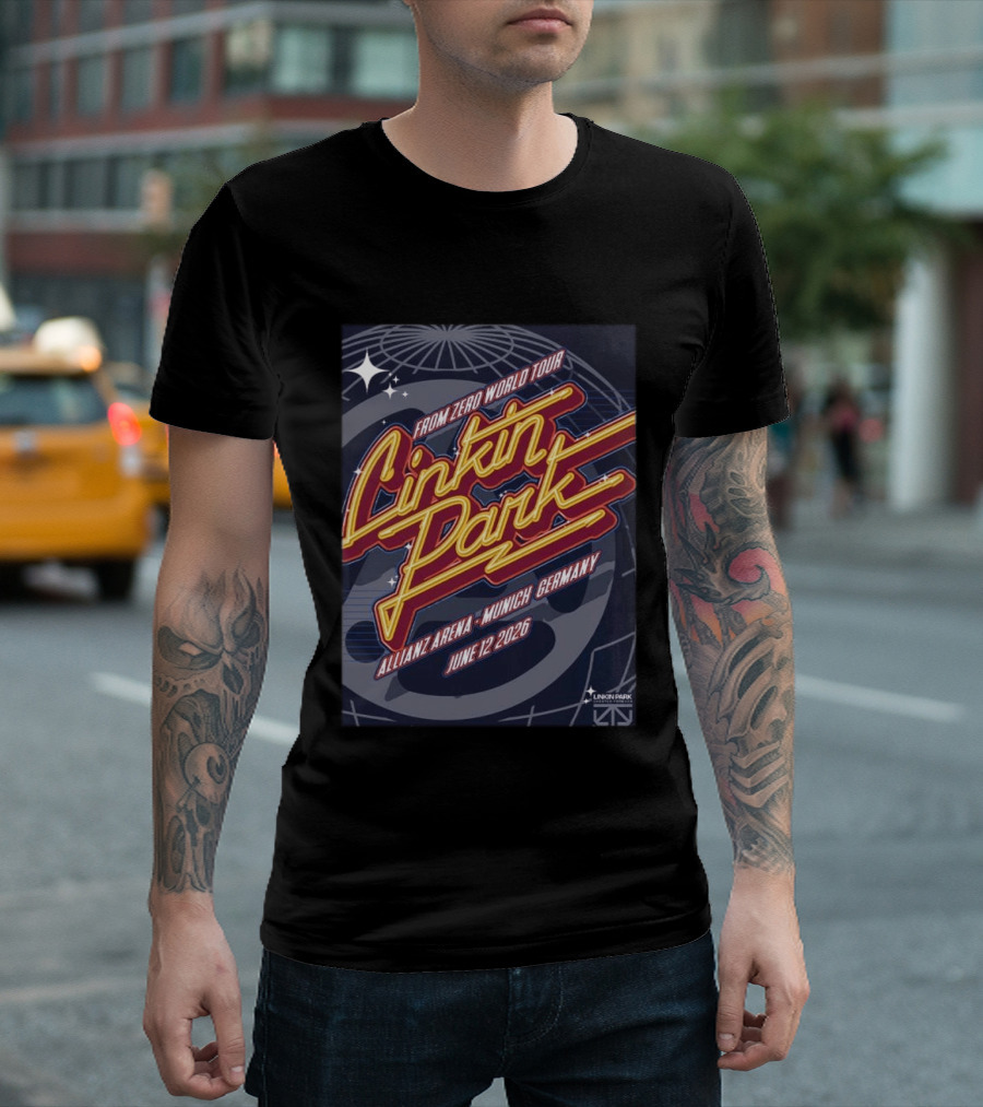 Linkin Park From Zero World Tour Allianz Arena Munich Germany June 12 2026 T-Shirt