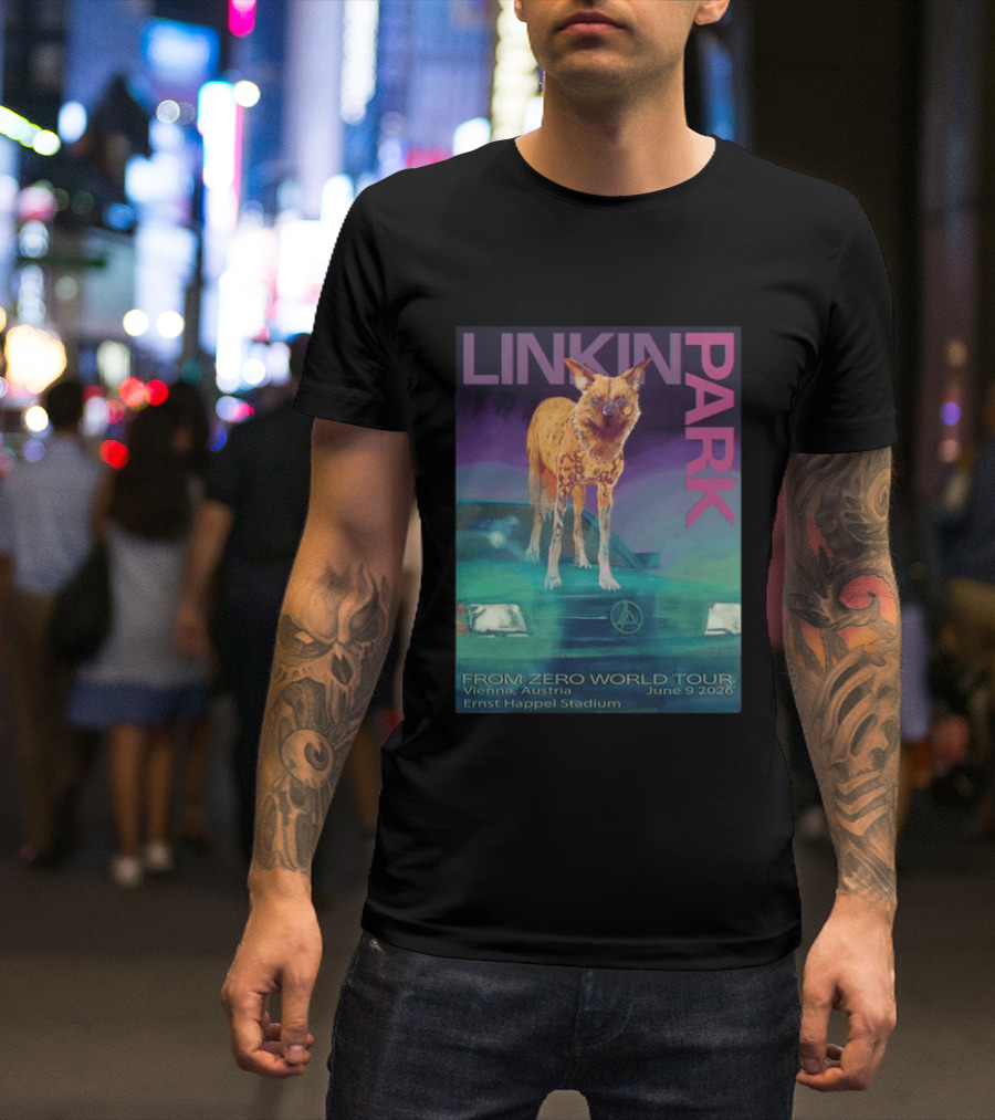 Linkin Park From Zero World Tour 2026 Vienna Austria June 9 Ernst Happel Stadium T-Shirt