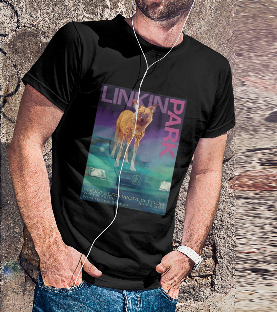 Linkin Park From Zero World Tour 2026 Vienna Austria June 9 Ernst Happel Stadium T-Shirt