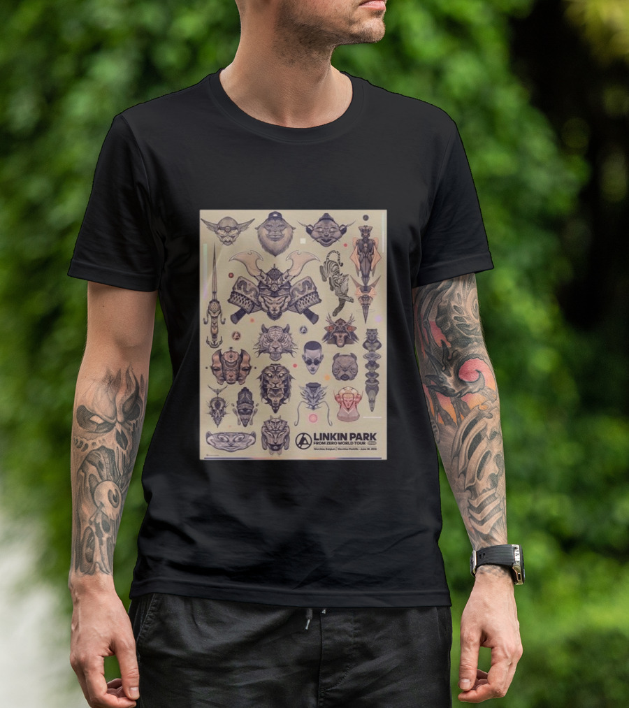Linkin Park From Zero 2026 World Tour June 28 Werchter Parklife Belgium By Jose Mertz T-Shirt