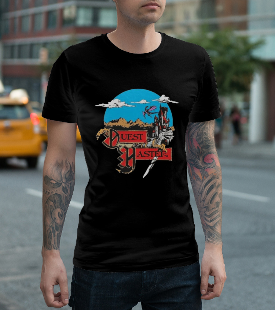 Quest Master High Fantasy Adventure Dragon Castle T-Shirt