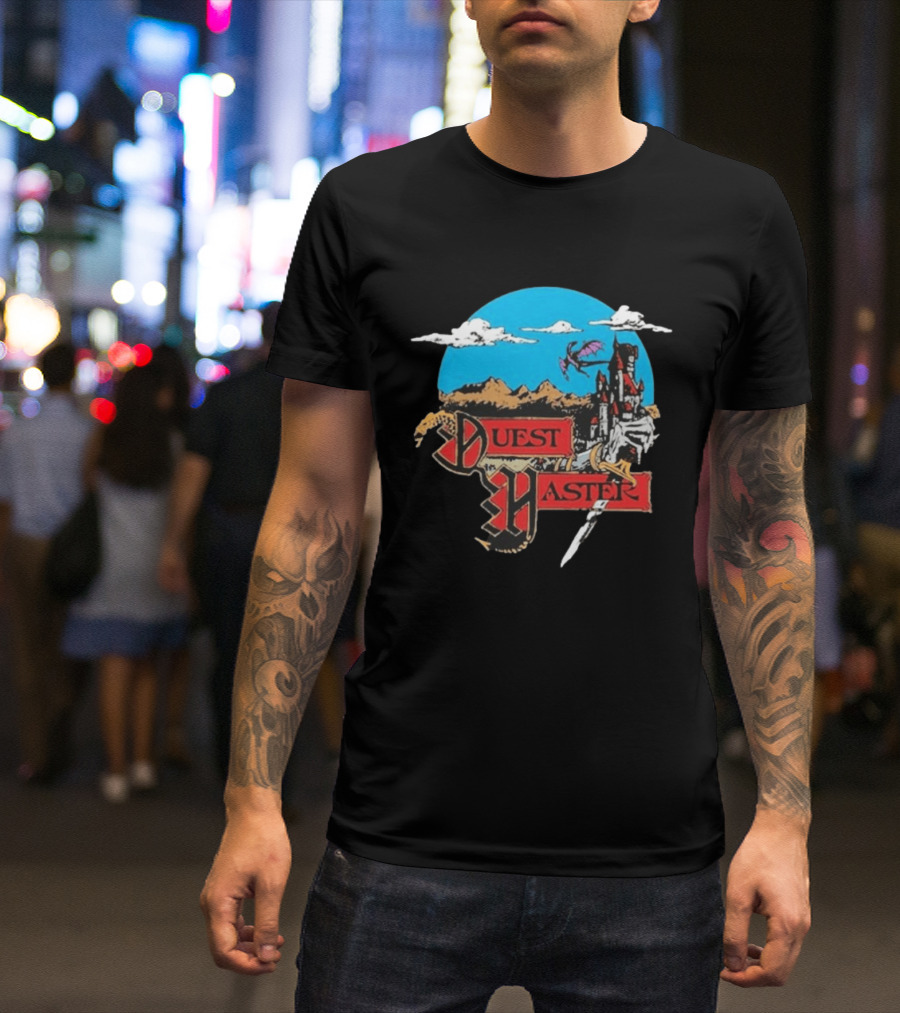 Quest Master High Fantasy Adventure Dragon Castle T-Shirt