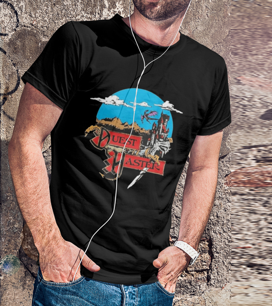Quest Master High Fantasy Adventure Dragon Castle T-Shirt