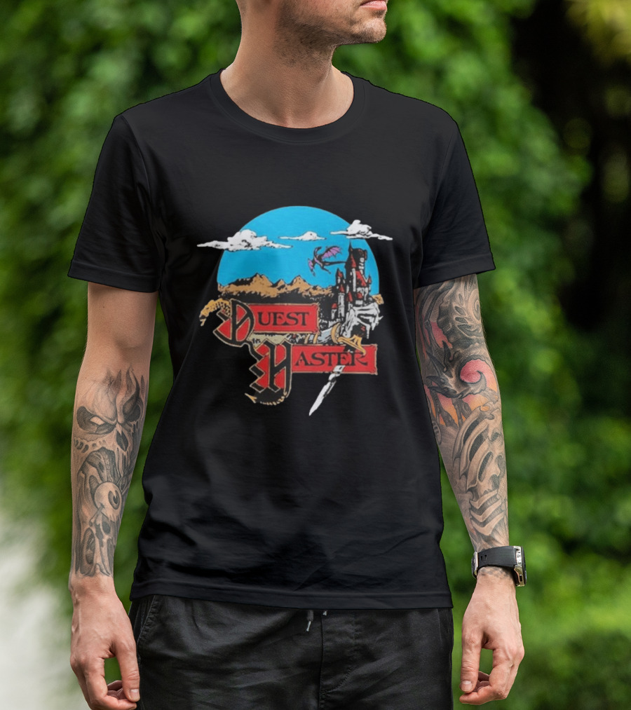 Quest Master High Fantasy Adventure Dragon Castle T-Shirt
