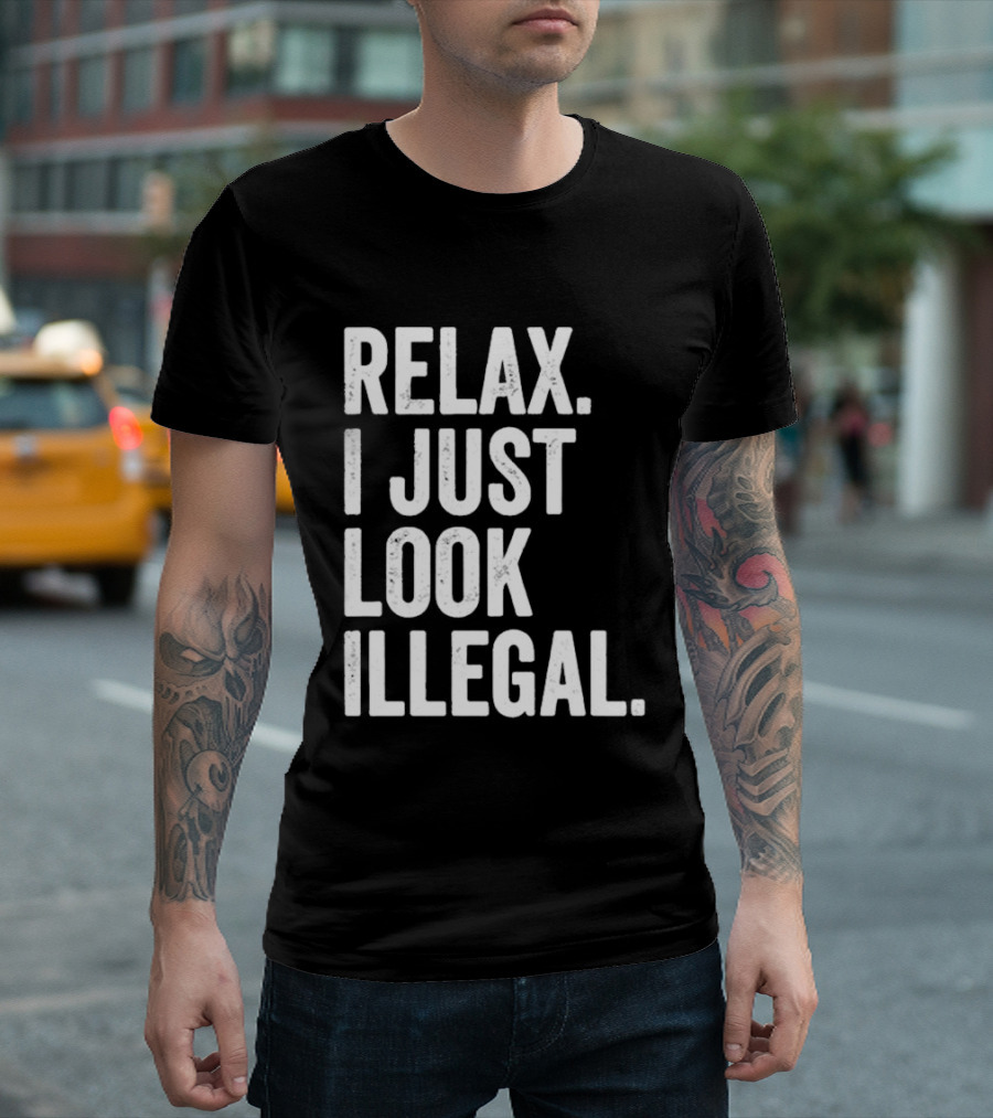 Ronald Acuna Jr Relax I Just Look Illegal 2026 T-Shirt
