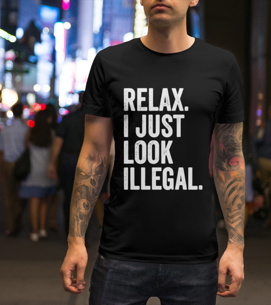 Ronald Acuna Jr Relax I Just Look Illegal 2026 T-Shirt