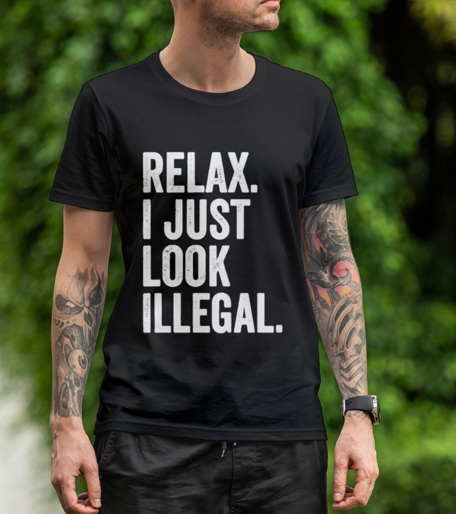 Ronald Acuna Jr Relax I Just Look Illegal 2026 T-Shirt