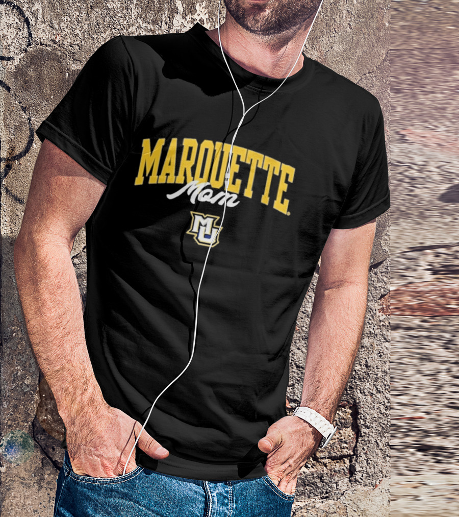 Marquette Golden Eagles Mom MU Logo Summit Sportswear T-Shirt