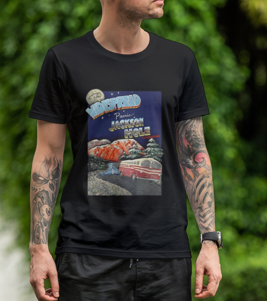 Greetings From Widespread Panic Jackson Hole Wyoming July 5 2026 Show Announce T-Shirt