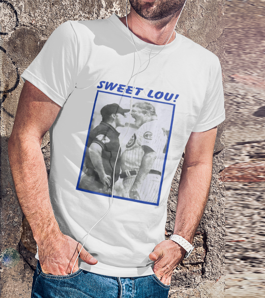Sweet Lou Piniella Chicago Cubs MLB Umpire Confrontation T-Shirt
