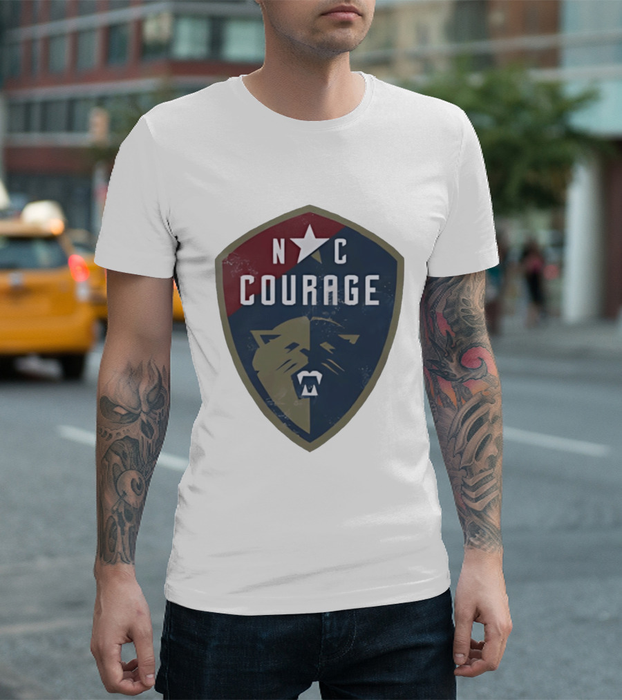 North Carolina Courage Star Shield NC Courage T-Shirt