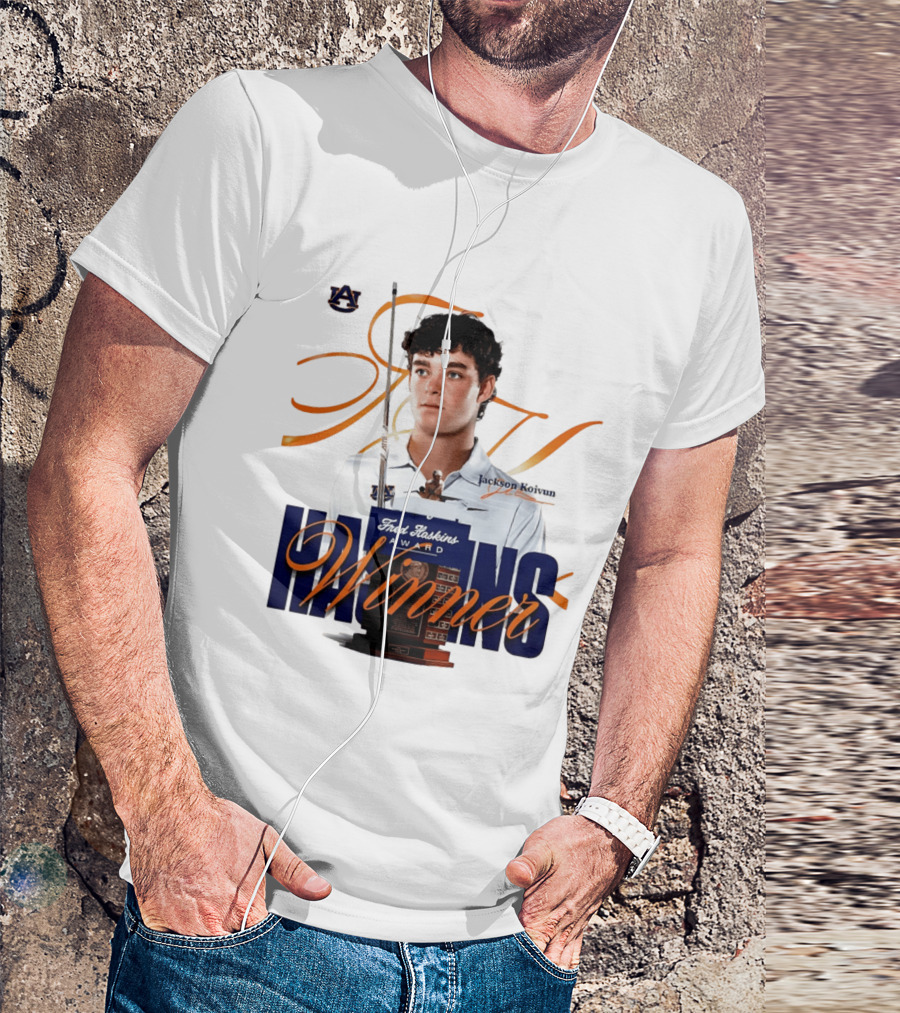 Auburn University Jackson Koivun Fred Haskins Award Winner Golf T-Shirt