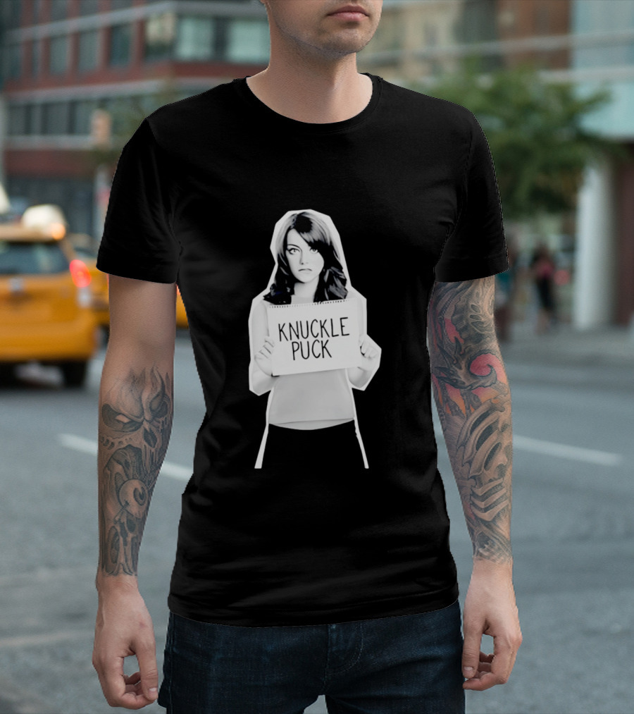 Emma Stone Knuckle Puck Sign T-Shirt