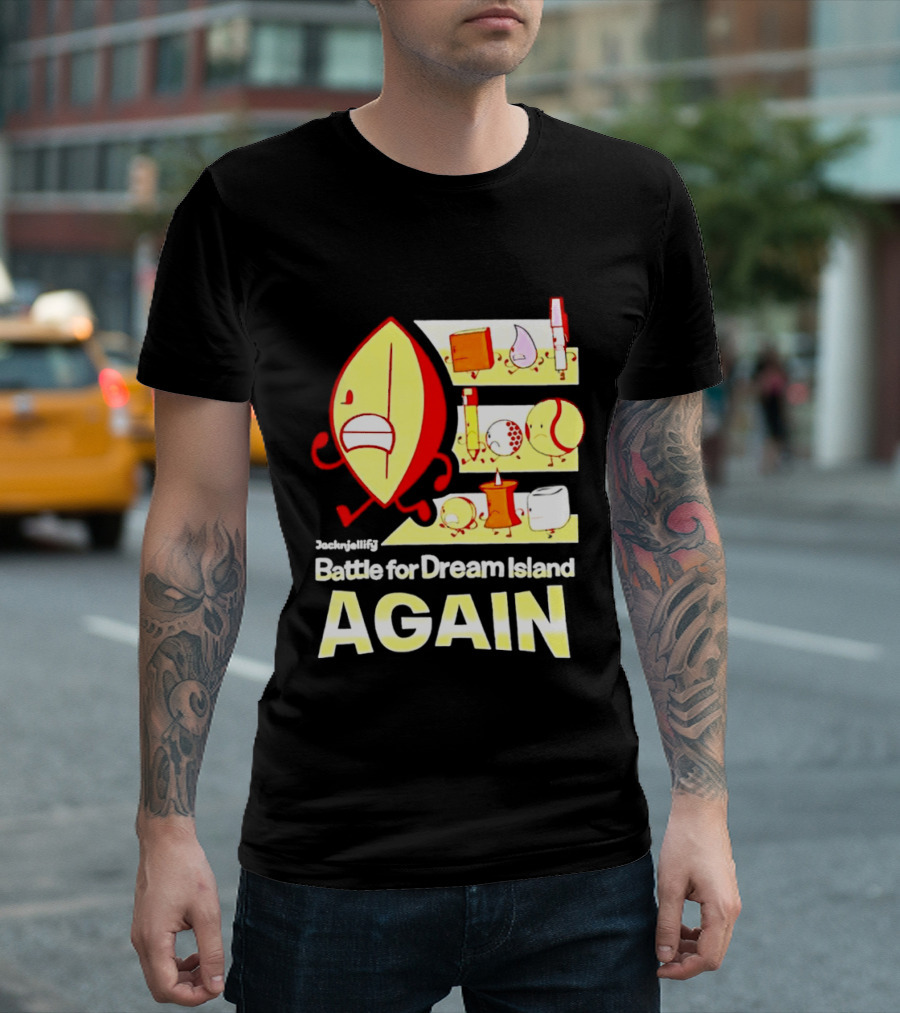 Battle For Dream Island Again Leafy BFDI Characters T-Shirt