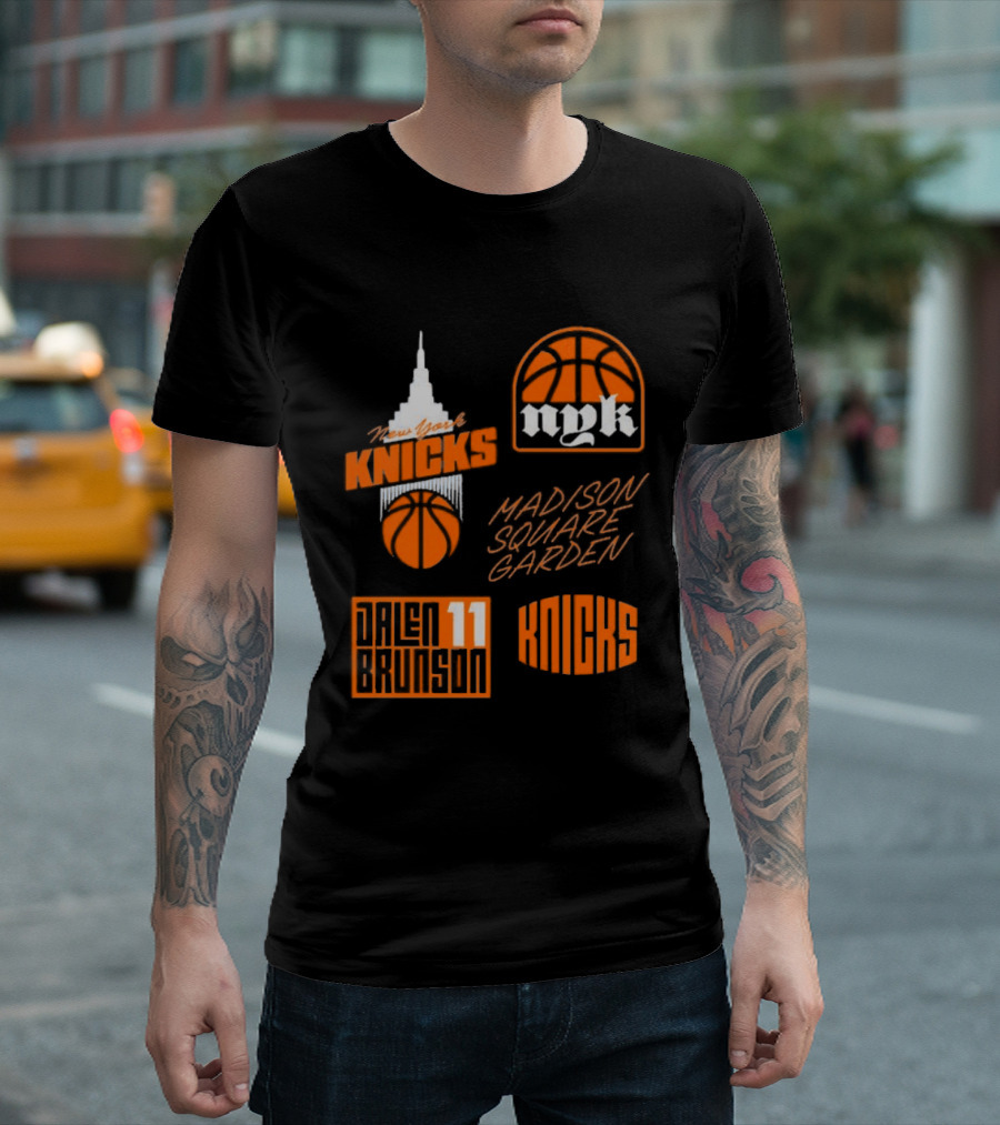 New York Knicks Jalen Brunson MSG NYK 11 Madison Square Garden T-Shirt