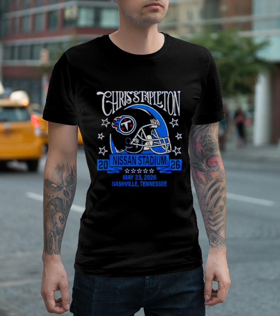 Chris Stapleton 2026 Nashville Nissan Stadium Tennessee Titans May 25 T-Shirt