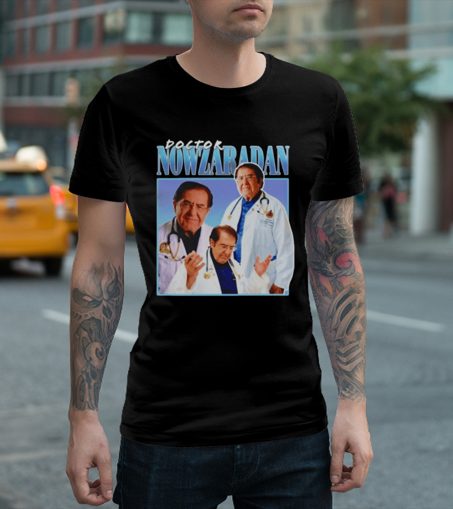 Doctor Nowzaradan My 600Lb Life Blue Stethoscope T-Shirt