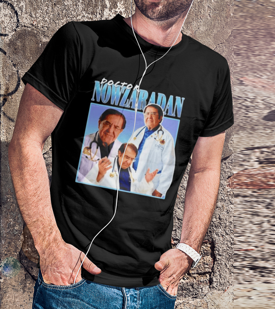 Doctor Nowzaradan My 600Lb Life Blue Stethoscope T-Shirt