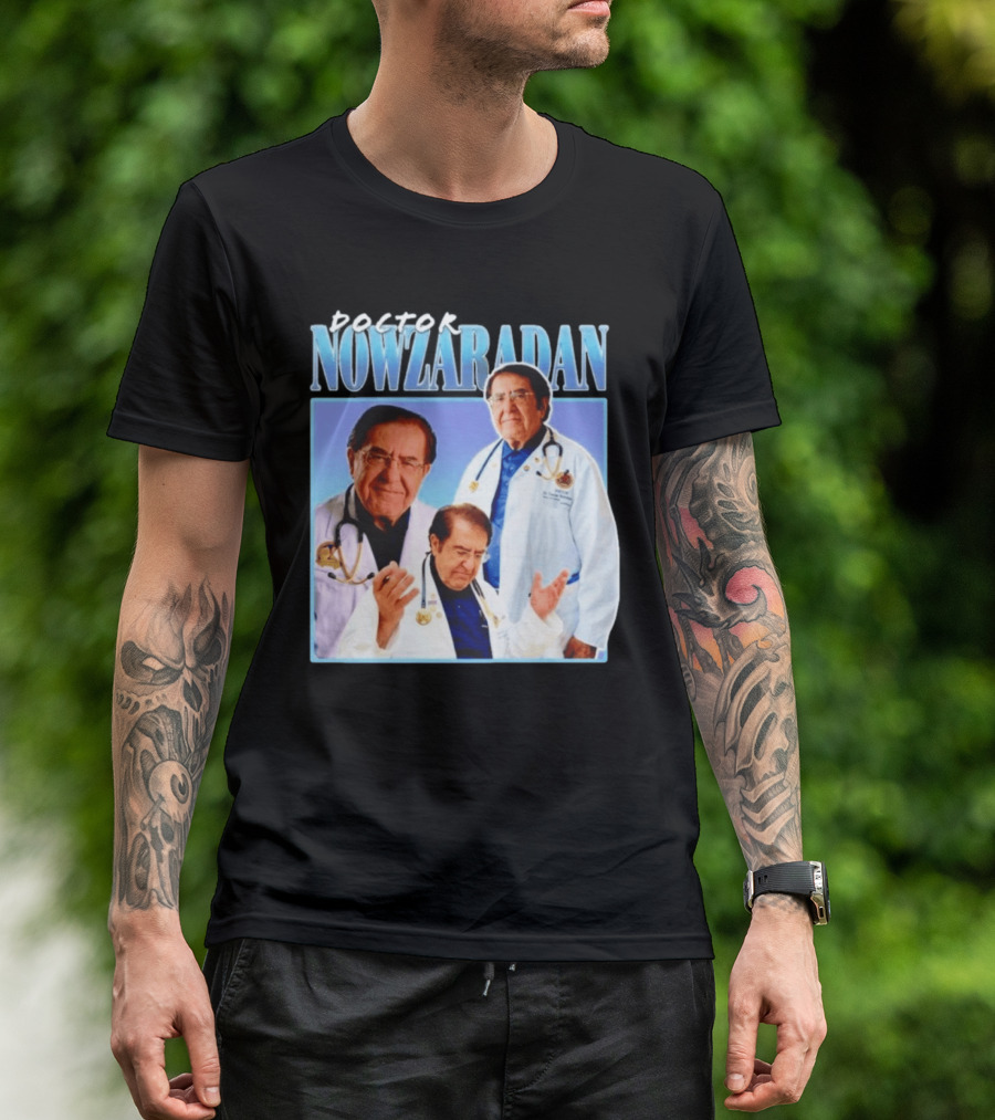 Doctor Nowzaradan My 600Lb Life Blue Stethoscope T-Shirt