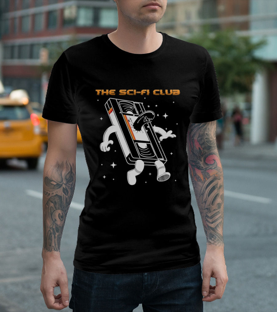 The Sci Fi Club Alien VHS Tape T-Shirt