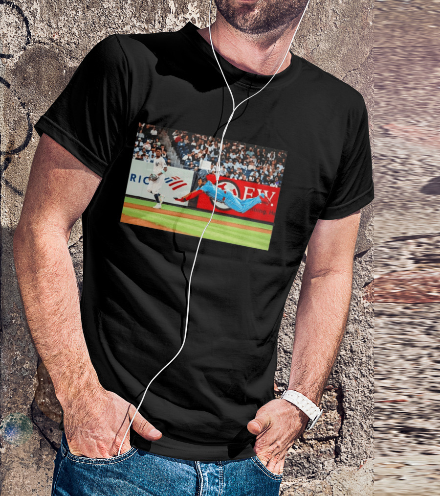 Vladimir Guerrero Jr Toronto Blue Jays Dive Action Baseball T-Shirt